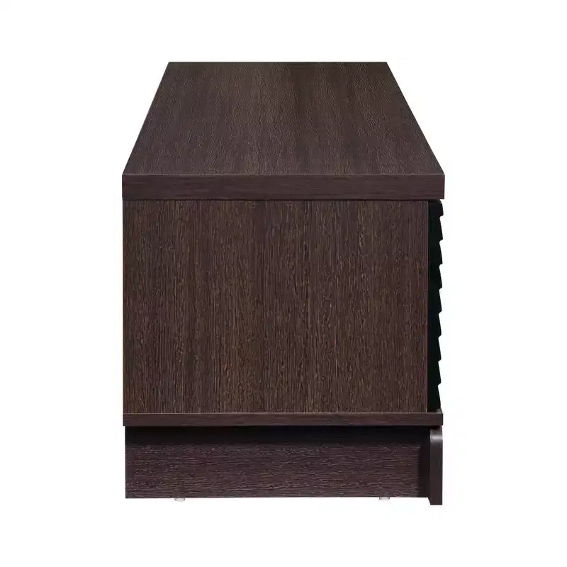 Meuble TV en bois de 149 cm avec 2 armoires de rangement, convient aux téléviseurs jusqu'à 65 po