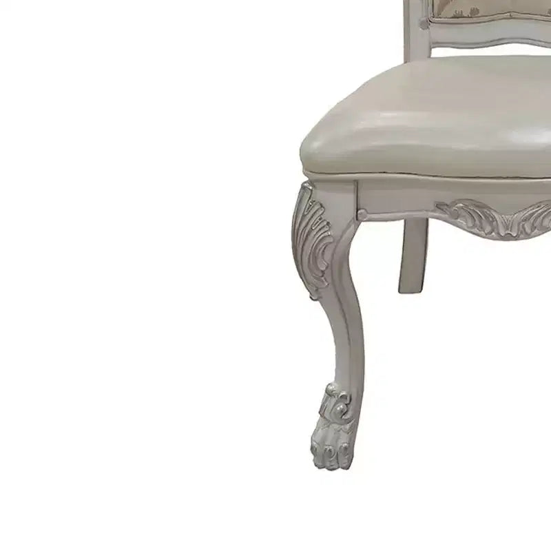 Chaise de salle à manger capitonnée de 65,4 cm, en bois composite