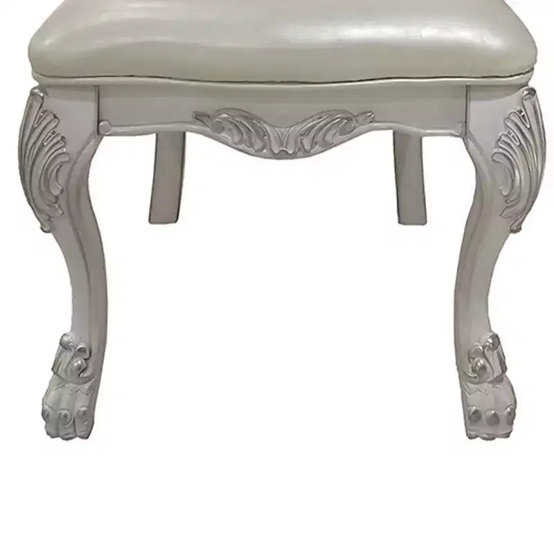 Chaise de salle à manger capitonnée de 65,4 cm, en bois composite