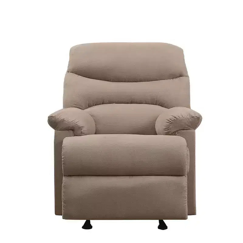 Fauteuil relax planeur 35 po, microfibre brun pâle
