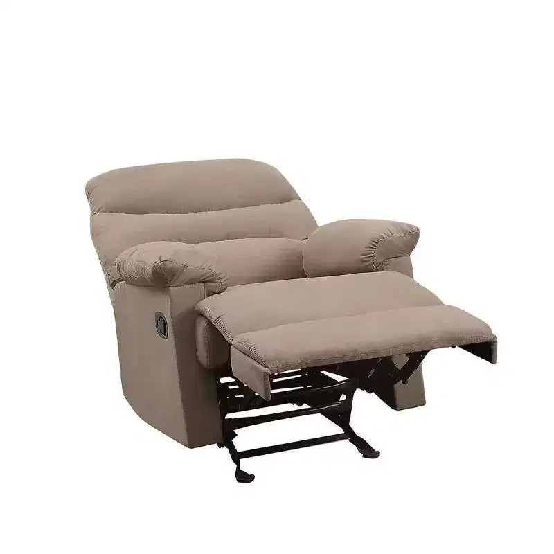 Fauteuil relax planeur 35 po, microfibre brun pâle