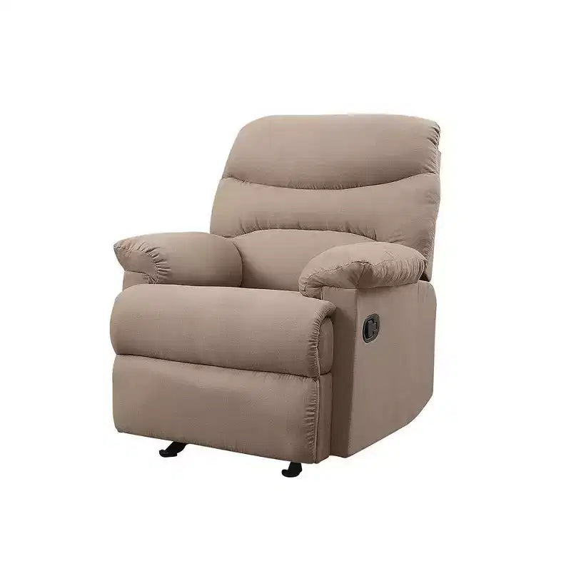 Fauteuil relax planeur 35 po, microfibre brun pâle