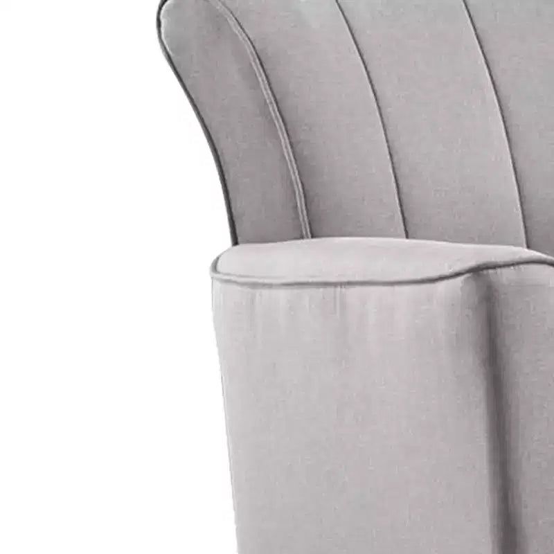 Fauteuil à bascule de 34,25 po, lin gris clair