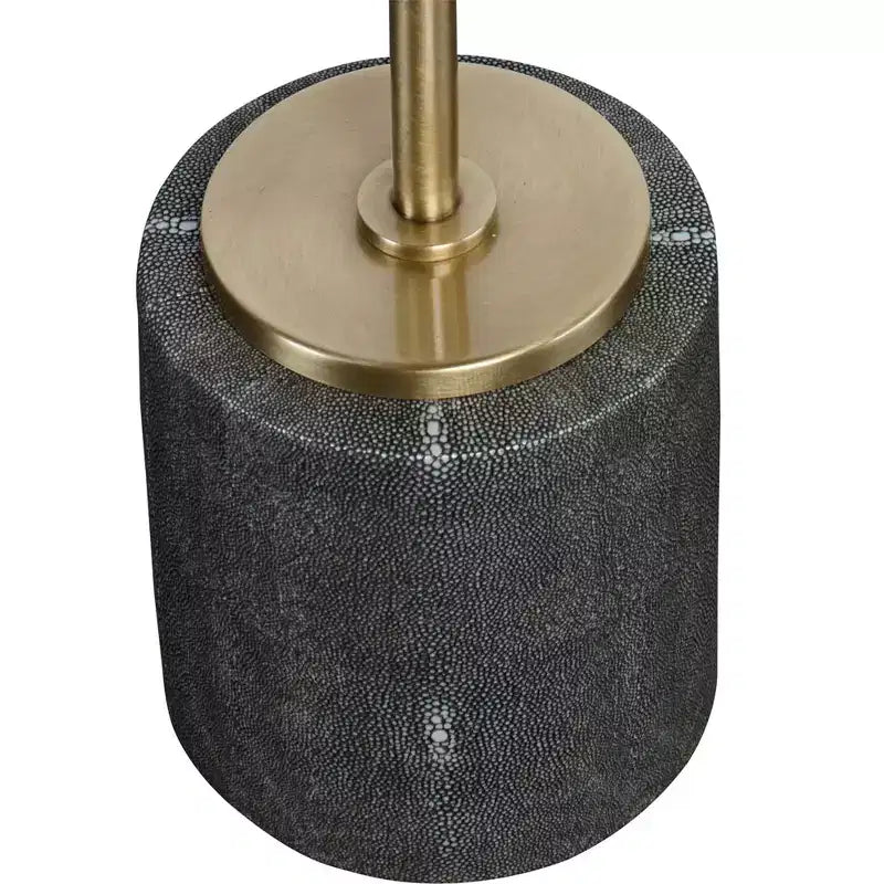 Table d'appoint ronde moderne en laiton brossé, 29,8 cm de large, plateau miroir doré
