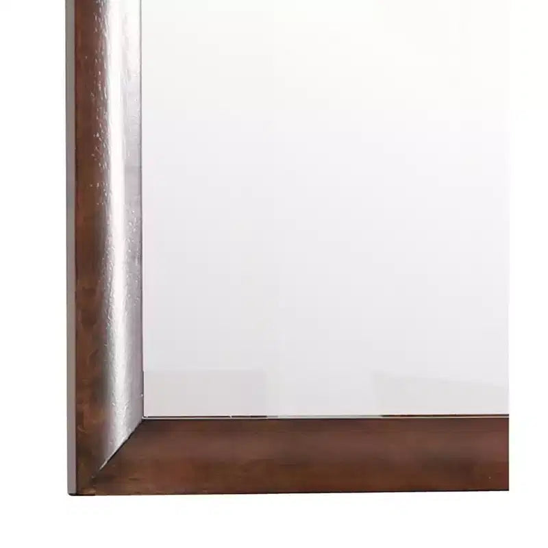 Miroir de commode rectangulaire encadré moderne de 35 po x 39 po
