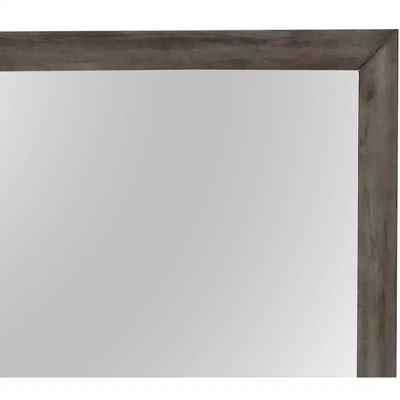 Miroir de commode rectangulaire encadré moderne de 35 po x 39 po