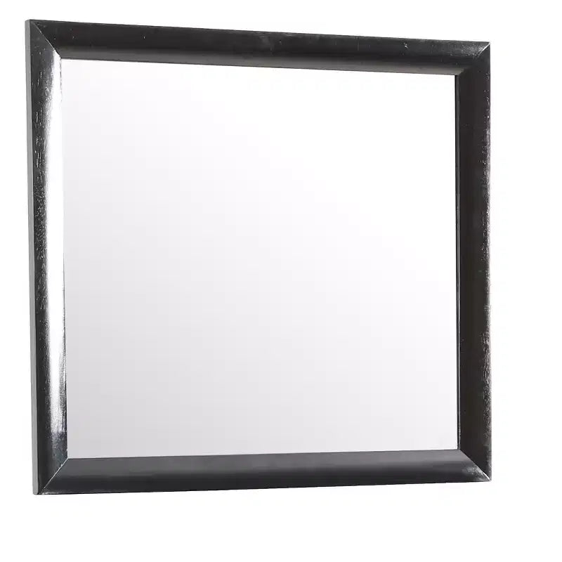 Miroir de commode rectangulaire encadré moderne de 35 po x 39 po