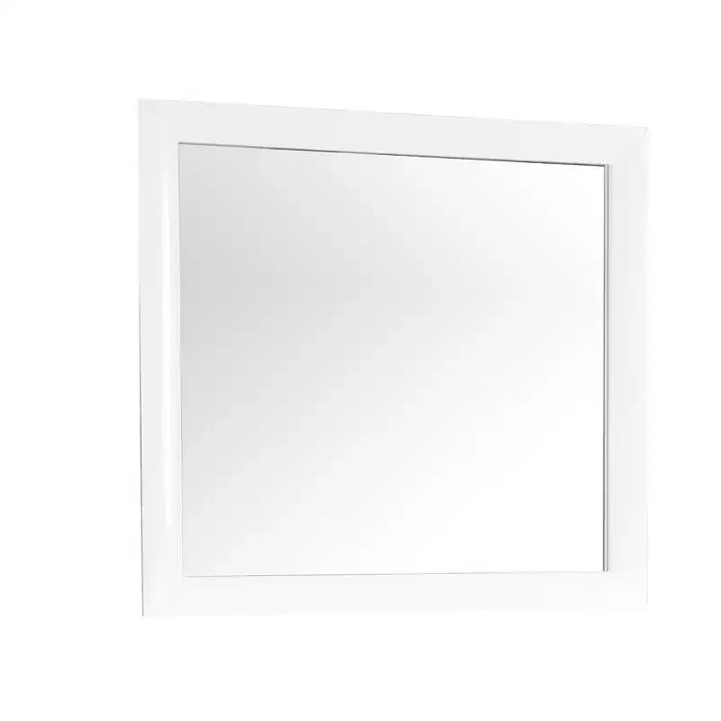 Miroir de commode rectangulaire encadré moderne de 35 po x 39 po