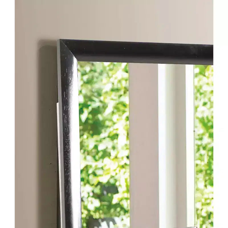 Miroir de commode rectangulaire encadré moderne de 35 po x 39 po
