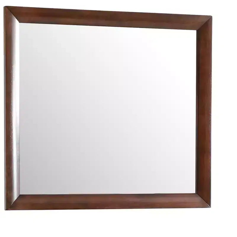 Miroir de commode rectangulaire encadré moderne de 35 po x 39 po