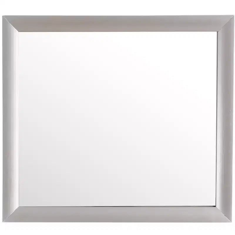 Miroir de commode rectangulaire encadré moderne de 35 po x 39 po