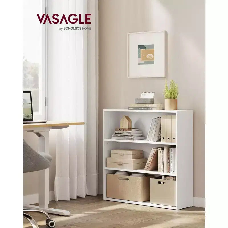Étagère ouverte à 3/5 niveaux avec étagères réglables, sur pied