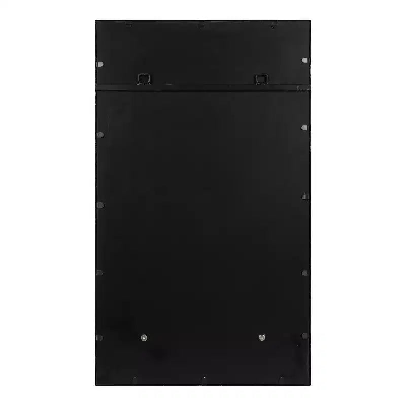 Miroir rectangulaire avec étagère, 20x34, Marron rustique