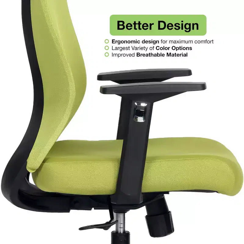 Chaise de bureau mi-dossier