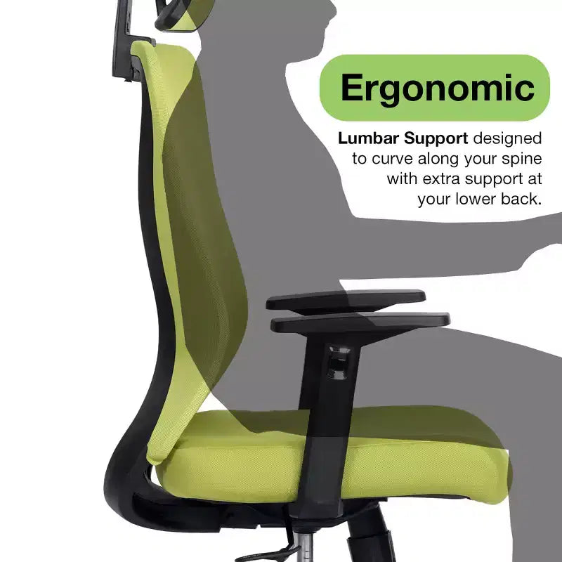 Chaise de bureau mi-dossier
