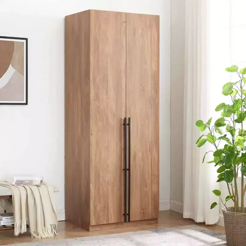 Armoire 2 portes 4 étagères