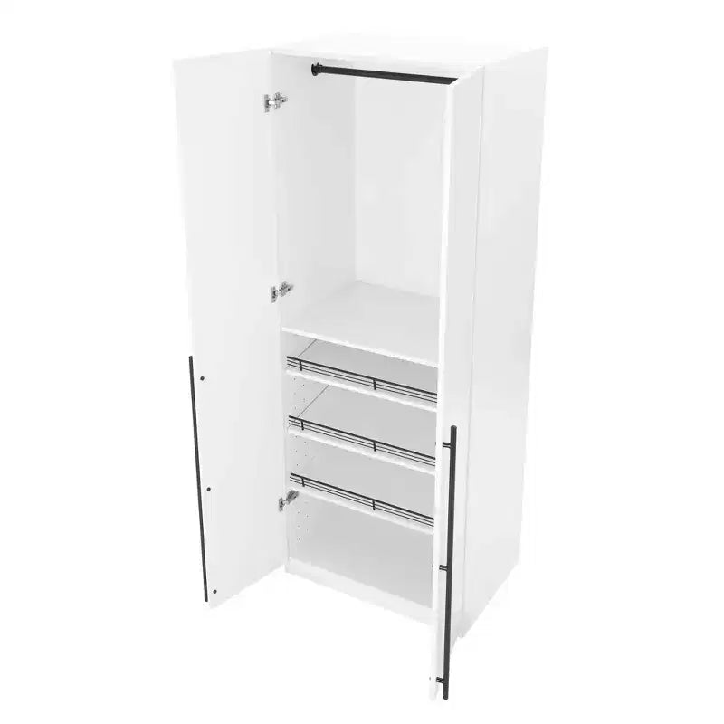 Armoire 2 portes 4 étagères