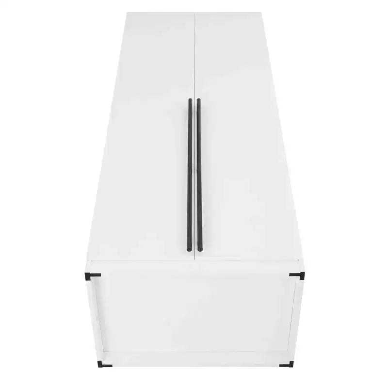 Armoire 2 portes 4 étagères