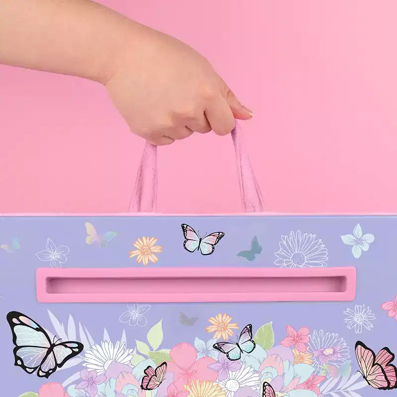Tablette de lit papillon - Papillons et pastels violets