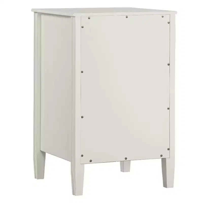 Table de chevet avec 2 tiroirs de rangement et étagère ouverte, Gris