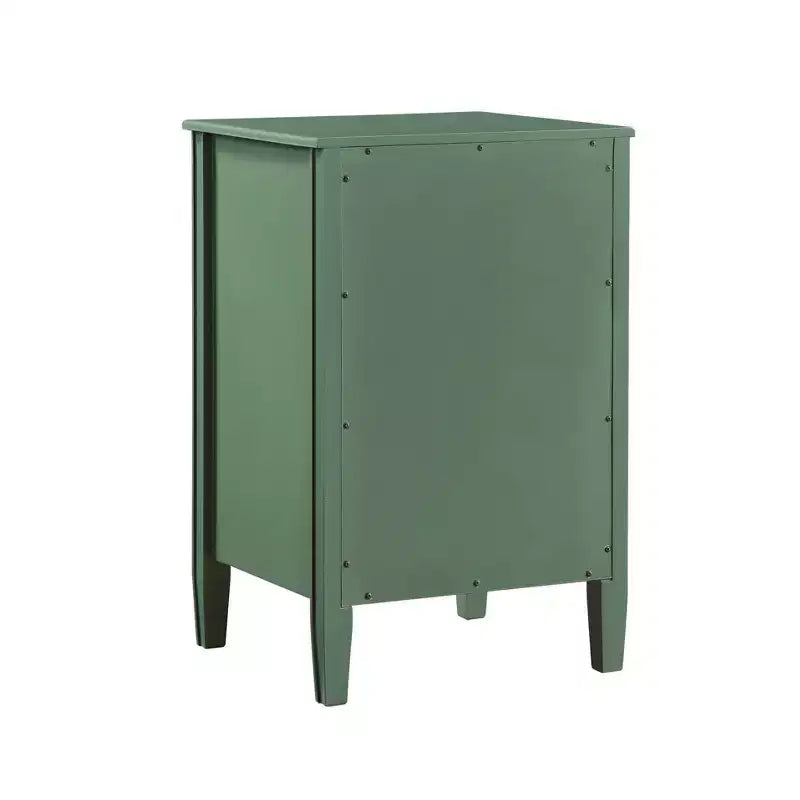 Table de chevet avec 2 tiroirs de rangement et étagère ouverte, Gris